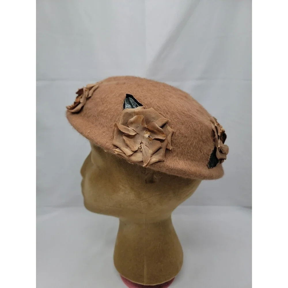 Womens Vintage Boston Store Milwaukee Merrimac Imported Fur Hat